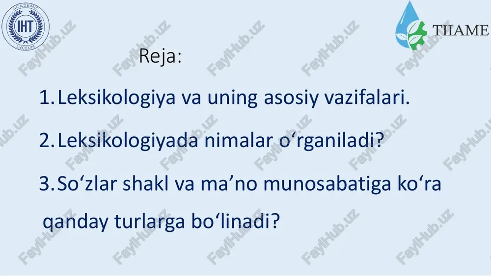 l etadi. bunday butunliklardagi so‘zlar ana shu xususiyatlariga ko‘ra ikki guruhni tashkil qiladi: omonimlar, omoshakllar, omofonlar, omograflar va paronimlar shakliga ko‘ra sinonimlar, antonimlar esa o‘zaro mazmun uzviyligi yoki zidligiga ko‘ra alohida guruhga mansub bo‘ladi. omonimlar omonimlar yunoncha homos-bir xil, onoma-nom so‘zlaridan olingan bo‘lib, talaffuzi va yozilishi bir xil, ammo alohida ma’nolarga ega bo‘lgan so‘zlardir. bunday so‘zlar leksik omonimlar deyiladi. omonimlarni vujudgaga keltiruvchi hodisalar turlicha bo‘lib, ularning asosiylari qo‘yidagilardir: 1. o‘z qatlamga mansub bo‘lgan ba’zi so‘zlar tarixan fonetik tuzilishi har xil bo‘lsa ham talaffuzda shakldoshlik kasb etishi asosida omonimlarga aylanadi 2. ko‘p ma’noli so‘zlar o‘rtasidagi ma’no bog‘lanishning uzilishi, zaiflashishi asosida ham omonimlar shakllanadi. 3. umumturkiy yoki asl o‘zbekcha so‘zlar o‘zga tillardan so‘z o‘zlashtirish asosida ham shakldoshlikka ega bo‘lib qolishi mumkin. 4. ma’lum bir so‘zning o‘zak-negizidan qo‘shimchalar orqali yangi so‘zlar yasalishi natijasida shakldosh so‘zlar hosil bo‘ladi. paronimlar paronimlar so‘zlar yunoncha para-juft va onoma-nom so‘zlaridan olingan bo‘lib, fonetik tarkibi va ma’nosi boshqa-boshqa biroq …