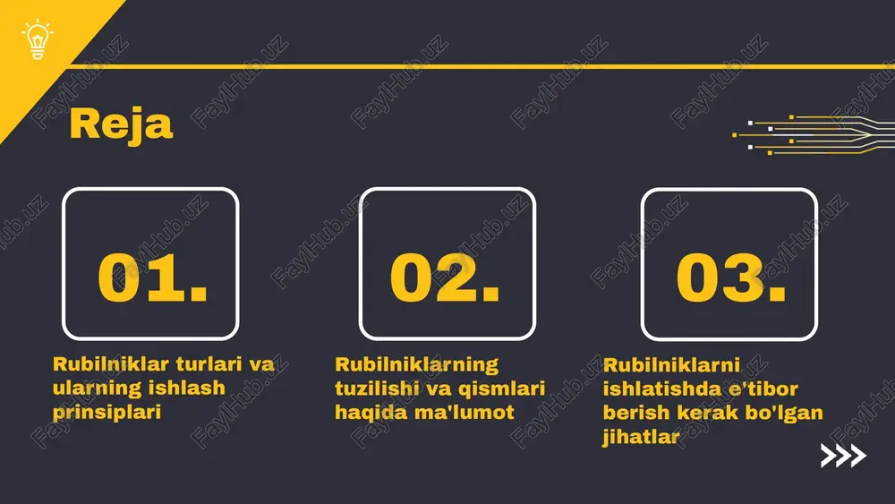 qulaydir. ko'ndalang rubilniklari esa asosan joylashuv qulayligi va foydalanish uchun oddiyligi bilan tanilgan. ko'rsatkichlar va afzalliklar bo'yicha, pichoq rubilniklari eng yuqori aniqlikni ta'minlaydi, lekin ularni ishlatish murakkabligi bor. disk rubilniklari tezlik va samaradorlikni ta'minlaydi, lekin narxi yuqoriroq. ko'ndalang rubilniklari esa oson o'rnatilish va qulaylikni ta'minlaydi, ammo ularning ishlash samaradorligi boshqa turlarga nisbatan pastroq bo'lishi mumkin. rubilniklar o'quvchilarga o'z ishlarini qanday yaxshilash mumkinligini ko'rsatadi va o'qituvchilarga baholash jarayonida shaffoflikni ta'minlaydi. masalan, loyiha ishlarida rubilniklar yordamida talabalar o'z ishlariga baho berishlari va o'z xatolarini aniqlashlari mumkin. bu, o'z navbatida, o'z-o'zini baholash va rivojlanish imkoniyatlarini oshiradi. rubilniklar, o'quv jarayonida talabalarni baholashda muhim vosita sifatida ishlatiladi. ular o'quvchilarga o'z bilim va ko'nikmalarini baholash imkonini beradi, shuningdek, o'qituvchilarga talabalarni yanada samarali baholashga yordam beradi. rubilniklar, ko'pincha, aniq mezonlar va baholash mezonlarini o'z ichiga oladi, bu esa o'quvchilarga o'z natijalarini tushunishga yordam beradi. rubilniklar va ularning qo'llanilishi rubilniklarning ta'limdagi o'rni yuqori sifat o'zgaruvchan talablar yangi bozorlar …