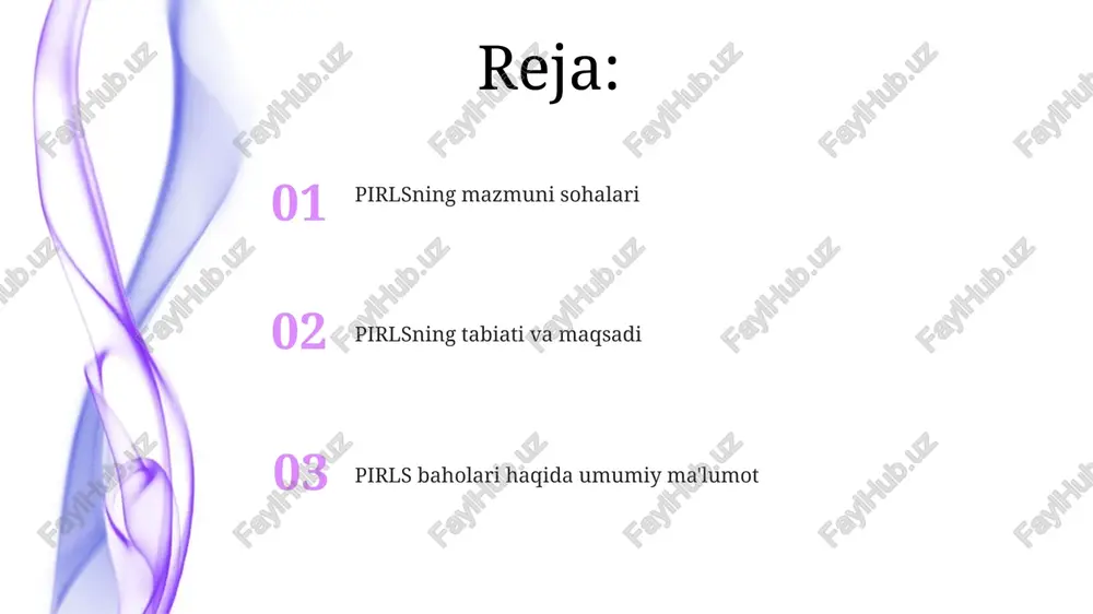 ometrikadan foydalanadi; irt shkalasi tillararo taqqoslashni ta'minlaydi; test elementlari aqsh, xitoy va janubiy afrika kabi turli kontekstlarda keng miqyosda sinovdan o'tkaziladi. ma'lumotlar tahlili murakkab statistik modellashtirishni o'z ichiga oladi; milliy va xalqaro hisobotlar yutuqlar dinamikasini ko'rsatadi; natijalar jahon bo'ylab millionlab talabalarga ta'sir ko'rsatuvchi ta'lim siyosati va o'quv dasturlarini shakllantirishga xizmat qiladi. tendentsiyalar va naqshlar turli matn turlarida o'qishni tushunish ko'nikmalariga (masalan, so'zma-so'z tushunish, xulosa chiqarish, lug'at boyligi) e'tibor qaratiladi; baholash standartlashtirilgan bo'lib, xalqaro taqqoslash imkonini beradi; ishtirok etuvchi davlatlar (masalan, avstraliya, kanada, angliya, yaponiya, gollandiya, rossiya) turli o'qish amaliyotlari va natijalarini ko'rsatadi. pirls jahon bo'ylab 4-sinf o'quvchilarining o'qishni tushunishini baholaydi; natijalar mamlakatlar o'rtasida farq borligini ko'rsatadi (masalan, singapur doimiy yuqori, ba'zi saxara janubidagi afrika davlatlari past); baholashda badiiy va ilmiy matnlar, ko'p tanlovli va ochiq javobli formatlar qo'llaniladi. ma'lumotlar talaba faoliyatidagi naqshni ijtimoiy-iqtisodiy holat, o'qituvchilar malakasi (masalan, tayyorgarlik, tajriba) va milliy ta'lim siyosati (masalan, o'quv dasturiga yo'nalish, finlyandiya va aqsh …