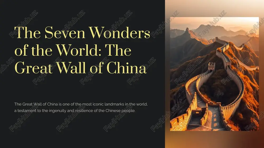sion. human activity tourism, construction, and agricultural activities can also damage the wall. lack of resources preservation efforts often face challenges due to limited funding and resources. 7 tourism and the great wall economic impact tourism generates significant income for local communities and businesses. infrastructure development tourism infrastructure like roads, hotels, and restaurants has been developed to accommodate visitors. cultural exchange the great wall has become a symbol of china, attracting visitors from all over the world and fostering cultural exchange. 8 environmental impact and concerns foot traffic increased tourism can lead to soil compaction and erosion along the wall. waste management proper waste disposal is crucial to prevent littering and pollution. vegetation overgrazing and deforestation near the wall can impact its stability. 9 technological advancements in studying the great wall 1 remote sensing drones and satellite imagery allow researchers to map and analyze the wall in detail. 2 3d …