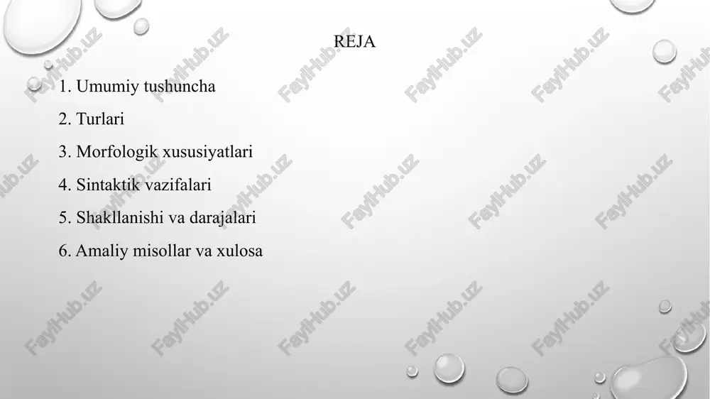 , «kichik», «tez». nisbiy sifatlar esa nisbiy munosabat yoki material, mansubiyatni ko‘rsatadi va ko‘pincha qo‘shimchalar yordamida hosil bo‘ladi. verbal sifatlar — bu fe’l asosidagi ishtirokchi shakllar bo‘lib, ular ham otlarni belgilar bilan ta’riflay oladi: «kelgan mehmon», «ishlayotgan bola». har bir tur o‘ziga xos morfologik va sintaktik xususiyatlarga ega bo‘lib, til ichida turli funksiyalarni bajaradi. sifatiy va nisbiy sifatlar sifatiy (kvalitativ) sifatlar ob’ektning to‘g‘ridan-to‘g‘ri xususiyatini ifodalaydi: masalan, «issiq choy», «oq kitob», «aqlli bola». ular darajalanishga moyil va qiyoslanishi mumkin (katta — kattaroq — eng katta). nisbiy sifatlar esa ko‘pincha material, mansubiyat yoki munosabatni bildiradi va ular ko‘pincha -li, -siz, -dor kabi qo‘shimchalar orqali hosil bo‘ladi: «yog‘li tuproq», «suvsiz yer», «mevasiz daraxt». nisbiy sifatlar odatda absolyut bo‘lib, darajalashga unchalik mos kelmaydi, balki ob’ektning tarkibi yoki kelib chiqishini ko‘rsatadi. bu ikki tur orasidagi farqni tushunish til nazariyasi va amaliy tahlil uchun muhimdir. fe’ldan hosil bo‘lgan sifatlar (ishtirokchilar) fe’l asosida hosil bo‘lgan ishtirokchi yoki …