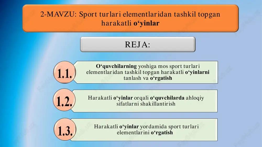iqarli o‘yinlarga albatta, zarurat sezasiz”, deb izoh berilgan. 1. ko‘ngil ochish, dam olish maqsadida qilinadigan erkin harakat yoki mashg‘ulot. bolalar o‘yini, loy o‘yini, ermak uchun loydan turli narsalar yasash. 2. boshqalar bilan musobaqa qilish uchun ma’lum qoidalar asosida o‘tkaziladigan mashg‘ulot va shu kabilar. o‘yin haqidagi yanada aniqroq ma’lumotni “o‘zbek tilining izohli lug‘ati”dan o‘yin “o‘yin” tushunchasi go‘dakning shiqildoq bilan bajariladigan oddiy harakatlaridan tortib, sport turida (basketbol, gimnastika, kurash va shu kabilar) amalga oshiriladigan jismoniy faoliyatlarni o‘z ichiga oladi. o‘yin shartli qo‘yilgan maqsadga erishish uchun qaratilgan faoliyatdir. o‘yinda qandaydir moddiy boyliklar ishlab chiqilmaydi. oʻzbekiston xalqi deganda respublikada yashovchi yalpi aholi tushunilsa yoki oʻzbek xalq oʻyinlari deganda faqat oʻzbek xalqiga tegishli boʻlgan oʻyinlarni tushunmoq joizdir. bunda milliy oʻzbek oʻyinlarining umumiy miqdori, bilimdonlarning fikricha 3-5 mingdan kam emas. “uloq” (koʻpkari) oʻyini chorvadorlar orasida keng tarqalgan ekan. chorvadorlar orasida “koʻpkari” (uloq), “joʻn koptok”, “chim koptok”, “podachi” kabi oʻyinlar oʻynalgan (koʻpgina sharq xalqlarida, jumladan, oʻzbek chorvadorlari …