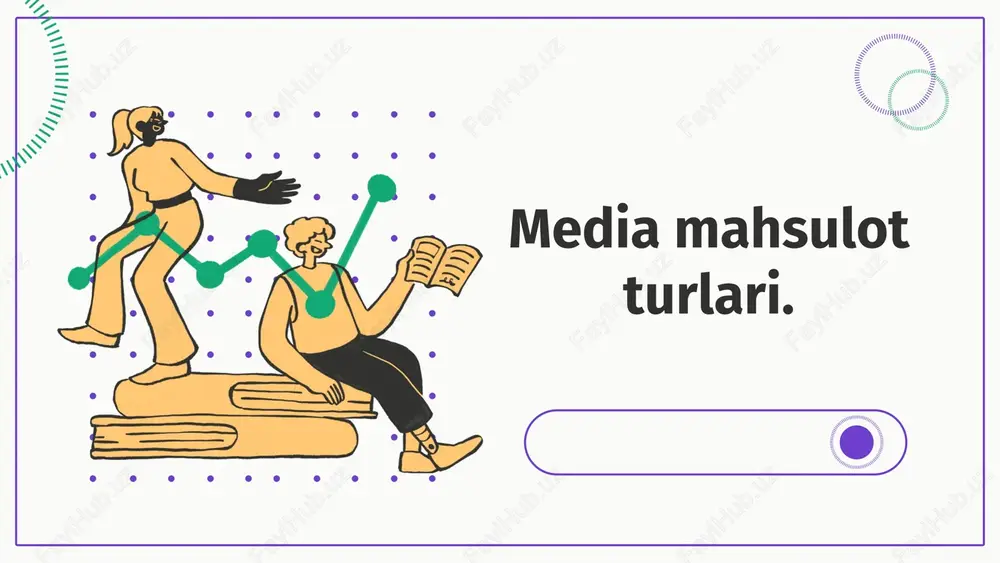ir-biridan o'rganishadi. shuningdek, ma'lumotlarni to'g'ri taqdim etish foydalanuvchilarning qaror qabul qilish jarayoniga ta'sir qiladi. audio-vizual kontent turlari va xususiyatlari audio-vizual kontent turlari asosan uchta asosiy kategoriya bo'yicha tasniflanadi: video materiallar, audio materiallar va interaktiv kontent. video materiallar filmlar, seriallar va reklamalardan iborat bo'lib, tomoshabinlar uchun vizual tajribani taqdim etadi. audio materiallar esa musiqa, podkastlar va ovozli kitoblardan iborat bo'lib, eshitish orqali ma'lumot beradi. interaktiv kontent, masalan, o'yinlar va ilovalar, foydalanuvchilar bilan bevosita aloqada bo'lib, tajriba yaratadi. raqobatchilar bilan taqqoslash audio-vizual bozorida raqobatchilar o'zaro farqlanish uchun ko'plab strategiyalarni qo'llaydilar. masalan, netflix va amazon prime video kabi xizmatlar eksklyuziv kontentlar yaratishga katta e'tibor berishadi. ular o'z auditoriyalarini jalb qilish uchun original seriyalar va filmlar ishlab chiqaradilar. shuningdek, youtube o'zining foydalanuvchi yaratgan kontentini taqdim etish orqali raqobatdosh bo'lib, ko'plab ijodkorlarga imkoniyatlar yaratadi. interaktiv kontent imkoniyatlar va ta'sirlar interaktiv kontent foydalanuvchilarga faol ishtirok etish imkonini beradi, bu esa ularning tajribasini yaxshilaydi. ushbu kontent turida, …