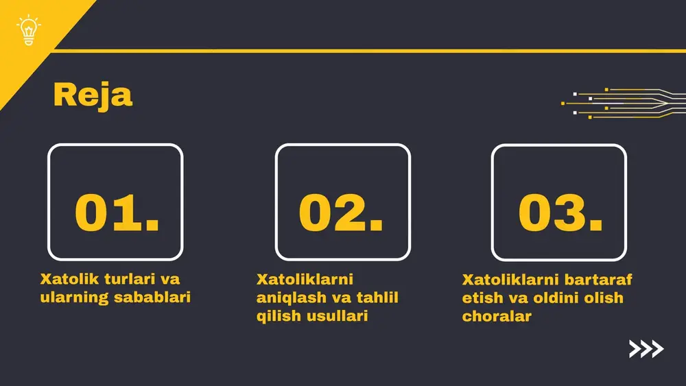 radorligini sezilarli darajada pasaytirishi mumkin. masalan, izolyatsiya materiallaridagi kamchiliklar, yuqori kuchlanishli qismlarning ishdan chiqishiga olib kelishi mumkin, bu esa transformatorning barqarorligini ta'sir qiladi. bundan tashqari, o'zgarishlar transformatorlarning mexanik va elektr xususiyatlariga ta'sir ko'rsatadi. xatolar oqibatida yuzaga kelgan kuchlanish o'zgarishlari, energiya yo'qotishlariga va transformatorning umumiy ish faoliyatining pasayishiga olib keladi. bunda, muntazam texnik xizmat ko'rsatish va monitoring muhim ahamiyat kasb etadi. kuchlanish transformatorlarida xatoliklar tasnifi asosan quyidagi usullarga ko'ra amalga oshiriladi: 1) texnologik xatoliklar - ishlab chiqarish jarayonidagi muammolar; 2) mexanik xatoliklar - fizika qonunlariga zid keladigan holatlar; 3) inson omillari - operator xatolari va boshqalar. xatoliklarni tasniflash usullari kuchlanish transformatorlarida muhim ahamiyatga ega. ushbu usullar yordamida xatoliklar aniqlanadi va ular bilan bog'liq sabablar tahlil qilinadi. bunday tasniflash usullari, odatda, texnologik, mexanik va inson omillaridan kelib chiqadi. xatoliklarni tasniflash usullari kuchlanish transformatorlaridagi o'rni tahlil va statistikalar kuchlanish transformatorlaridagi xatoliklar bo'yicha statistik ma'lumotlar quyidagilardan iborat: 2021 yil davomida 150 ta transformatorda xatoliklar …