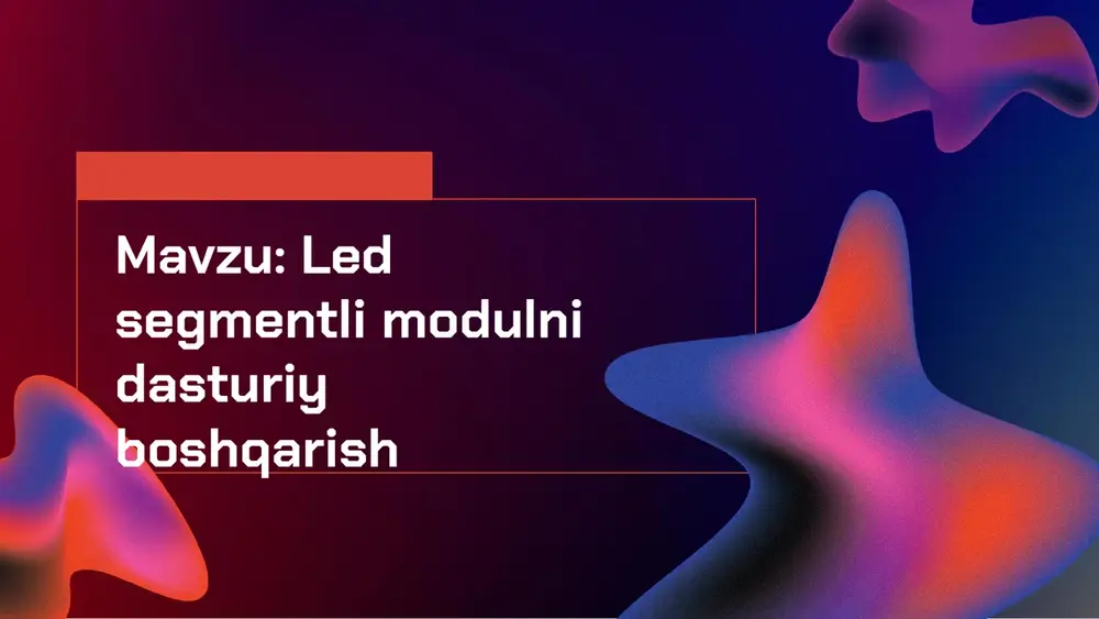 sonlashtiradi, chunki har bir modul o'z funksiyalarini mustaqil ravishda bajaradi. photo by altumcode on unsplash modul va komponentlar o'rtasidagi farqlar led segmentli modullar, asosan, ko'rsatkichlar va raqamli displeylar uchun ishlatiladigan elektron modullardir. ular turli ranglarda bo'lishi mumkin va ko'pincha bir nechta segmentlardan iborat bo'ladi, har bir segment alohida yoritilishi mumkin. masalan, led raqamli soatlarda yoki ma'lumot ko'rsatkichlarida ishlatiladi. komponentlar esa, elektron qurilmalarning qismidir va o'z navbatida ko'plab turli xil elementlardan iborat bo'lishi mumkin, masalan, rezistorlar, kondensatorlar yoki mikroprotsessorlar. komponentlar modul sifatida birlashishi mumkin, ammo har bir komponent alohida ishlatilishi mumkin. modul va komponentlar o'rtasidagi farqlar quyidagilardir: - modul: o'z ichiga bir nechta komponentlarni oladi va odatda ma'lum bir funksiyani bajaradi, masalan, led segmentli modul har xil raqamlarni ko'rsatishi mumkin. - komponent: alohida elektron element, masalan, bir rezistor yoki kondensator bo'lishi mumkin. ular modullarni tashkil etadi, lekin o'zlari alohida ishlatilishi mumkin. masalan, led segmentli modullar ko'rsatkich ekrani sifatida ishlatilsa, boshqa komponentlar, …