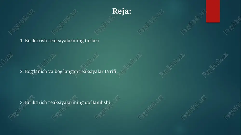 u reaksiya dmf yoki thf kabi erituvchilardan foydalanadi va ko'pincha 100°c atrofidagi haroratni talab qiladi suzuki-miyaura kuplajı (pd katalizatorlaridan foydalanib) dori-darmonlar (masalan, bortezomib sintezi) va materiallarshunoslikda (yaponiyada poli(p-fenilenvinilen) kabi polimerlar ishlab chiqarishda) muhim ahamiyatga ega bo'lgan c-c bog'lanishlarini hosil qiladi sonogashira biriktiruvi (pd/cu katalizi) alkinlar va aril galogenidlarni birlashtiradi, bu esa janubiy koreya va tayvanda global miqyosda ishlab chiqariladigan oledlar (organik yorug'lik chiqaradigan diodlar) va ilg'or elektronikalarda uchraydigan konjuge tizimlarni yaratishda muhim ahamiyatga ega c-n bog'lanish reaksiyalari sonogashira (alkinlar/galoidlar) va heck (alkenlar/galoidlar) reaksiyalari kabi ko'plab c-n bog'lanishidan tashqari bog'lanish reaksiyalari mavjud. ular palladiy katalizida, asoslar (masalan, natriy karbonat yoki trietilamin) ishtirokida, nmp yoki dma erituvchilarda 50-140°c da o'tkaziladi. hosil va selektivlik ligand tanlovi va reaksiya shartlariga bog'liq. organik sintezda muhim ahamiyatga ega bo'lgan c-n bog'lanish reaksiyalari o'tish metall katalizatorlari (pd, cu, ni) yordamida uglerod-azot bog'larini hosil qiladi. misol uchun, buchwald-hartwig aminlanishi (aril galogenidlar/aminlar), ullmann reaksiyasi (aril galogenidlar/aminlar) va chan-lam bog'lanishi …