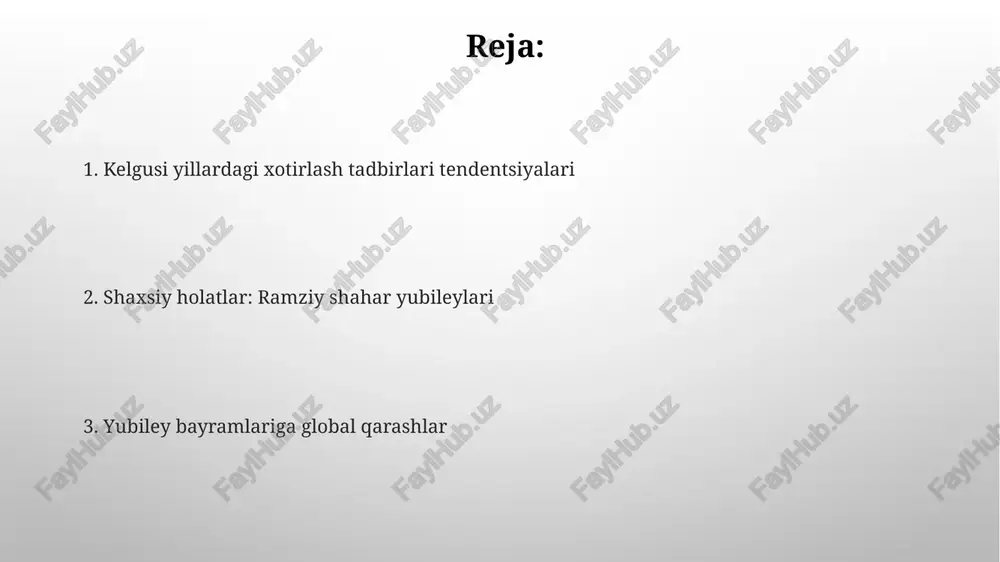 1185) va undan keyingi boy tarixini namoyish etgan xalqaro hamkorliklar bilan nishonladi. rimning tug'ilgan kun bayrami rimning 2775 yilligi 21 aprel kuni nishonlanadi, millionlab odamlar ishtirok etadi; kolizey va palatin tepaligida tarixiy sahnalashtirishlar, rim legiomlari va gladiator janglari, 3000 dan ortiq ishtirokchi bilan o'tkaziladi. meksika siti yubileyi (1521-yilda asos solingan) zokalo maydonida 50 000 dan ortiq ishtirokchini jalb qiluvchi rang-barang paradlar va shaharning turli xil mahalliy guruhlari hamda 11 million aholisini ifodalovchi madaniy tadbirlar bilan nishonlanadi. meksikaning jonli fiestasi zócalo'ning asosiy sahnasida har kuni 20 ta musiqiy guruh, jumladan, mashhur mariachi guruhlari va ispaniya, argentina hamda kolumbiyadan kelgan xalqaro ijrochilar chiqish qiladi, kuniga 50 000 tomoshabinni jalb qiladi meksiko siti 479 yilligi (2023) bayramlarida 16 tuman bo'ylab rang-barang paradlar, jumladan, 100 000 dan ortiq ishtirokchi bilan sokalo maydonidagi asosiy tadbirlar, astek raqslari va mariyachi musiqasi namoyish etildi. 20 dan ortiq mamlakatdan xalqaro mehmonlar ishtirok etdi. parijdagi buyuk bayram 2024 tadbirining …