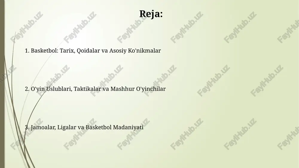 ton celtics va los-anjeles leykers jamoalari jami 34 ta chempionlikni qo'lga kiritgan holda o'zaro raqobatda basketbol tarixida eng ko'p muvaffaqiyatga erishgan jamoalar hisoblanadi. maykl jordan 1990-yillarda chicago bulls jamoasi bilan 6 marta nba chempionligini qo'lga kiritib, 5 marta mvp sovrinini olgan holda basketbolning eng buyuk o'yinchisi sifatida e'tirof etiladi. uskunalar, maydon va jarohatlar basketbol to'pi 29,5 dyuym (75 sm) atrofida bo'lib, vazni 20-22 unsiyaga (567-624 gramm) teng. u mustahkam teri yoki sintetik materialdan yasalgan bo'lib, yaxshi ushlashni ta'minlaydi. maydonning o'lchamlari taxminan 94 fut (28,7 metr) uzunlikda va 50 fut (15,2 metr) kenglikda bo'lib, har ikki uchida 10 fut (3,05 metr) balandlikda savat (halqa) joylashgan. basketbol madaniyati va uning ta'siri basketbol, ayniqsa 1980-yillarda nba orqali, hip-hop madaniyatiga kuchli ta'sir ko'rsatdi, bu yerda kiyim-kechak, musiqa va o'yin uslublari bir-biriga chambarchas bog'langan edi. basketbol o'yinlari 24 soniyalik qoidasi kiritilgandan so'ng, tez sur'atli o'yinlari va yuqori ball to'planishi bilan millionlab muxlislarni jalb qildi, bu …