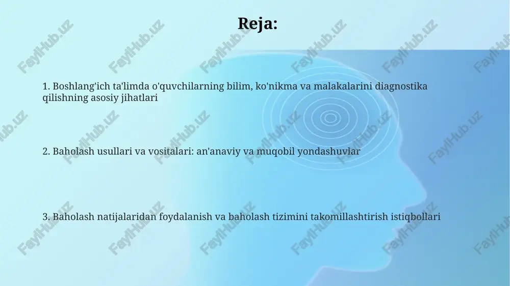 uv dasturi 80% bilim va 20% amaliy ko'nikmalarga asoslangan bo'lsa, baholash ham xuddi shu nisbatda bo'lishi kerak. aks holda, baholash natijalari noto'g'ri bo'ladi. muqobil baholash usullari muqobil baholash usullariga portfoliolar kiradi, bu o'quvchilarning vaqt davomida bajarilgan ishlarining to'plamidir, ularning o'sishini ko'rsatadi va 5-sinf davomida rivojlanish dinamikasini kuzatishga yordam beradi. loyihalar 3-sinf o'quvchilariga amaliy ko'nikmalarni rivojlantirishga yordam beradi, ularning tadqiqot, muammolarni hal qilish va jamoaviy ishlash qobiliyatlarini baholash uchun foydalaniladi hamda 2 xil kriteriy asosida baholanadi. taqdimotlar o'quvchilarga 4-sinfda o'z bilimlarini namoyish etish imkoniyatini beradi, ularning notiqlik, tanqidiy fikrlash va auditoriya oldida chiqish ko'nikmalarini baholash uchun ishlatiladi, shu bilan birga 10 daqiqalik cheklov bor. baholashda o'qituvchi va ota-onalarning roli ota-onalar farzandining rivojlanishi to'g'risida muntazam ravishda 2 tomonlama aloqada bo'lishlari, uy vazifalarini bajarishda yordam berishlari va baholash jarayonida 100% ishtirok etishlari kerak. o'qituvchi baholashni rejalashtiradi, o'tkazadi va natijalarni tahlil qiladi, har bir o'quvchining 360 darajali o'sishini kuzatish uchun ma'lumotlarni sinchiklab to'playdi. o'qituvchi …
