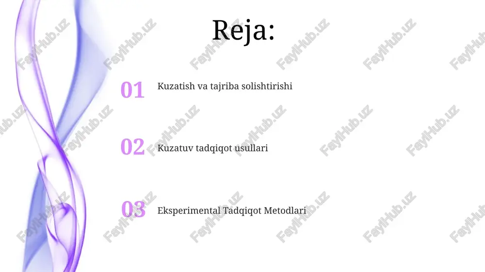 yatsiya qilib (masalan, doza (mg) yoki muhit (laboratoriya va dala)), bir necha shartlarda (masalan, nazorat, eksperimental) bog'liq o'zgaruvchilarga (bo) ta'sirini qat'iy tekshiradi. ishtirokchilar (n=20-100) (masalan, stenford universiteti, kaliforniya universiteti, berkley)da o'lchanadi psixologik tadqiqotlarda eksperimental va kuzatuv usullari (masalan, tasodifiy, qatlamli) namunalarni tanlash texnikalarini qo'llaydi. ishtirokchilar ma'lum geografik hududlardagi (masalan, nyu-york, london) populyatsiyadan (masalan, talabalar, 18-65 yoshdagi kattalar) tanlanadi kuzatuv tadqiqoti (masalan, tabiiy, tuzilgan) xulq-atvorni tabiiy sharoitda (masalan, maktablar, uylar) yoki nazorat qilinadigan muhitda (laboratoriyalar) tasvirlaydi. tadqiqotchilar (masalan, 3-5 kuzatuvchi) xulq-atvorni (chastota, davomiylik) turli kontekstlarda (masalan, oʻyin maydonchasi, sinf xonasi) miqdor jihatdan baholash uchun tuzilgan kodlash sxemalaridan foydalanadilar tajriba tahlillari psixologiyadagi kuzatish usullari (masalan, chikagodagi maktabgacha ta'lim muassasasida bolalar o'yinlarini tabiiy kuzatish, laboratoriya sharoitida juftliklarning o'zaro munosabatlarini tuzilgan kuzatish) sifatli ma'lumotlarni (xulq-atvor tavsiflarini) va miqdoriy ma'lumotlarni (muayyan xulq-atvorlarning chastota hisobini) hosil qiladi eksperimental psixologiya nazorat qilingan tajribalardan (masalan, stenford universitetidagi strup effekti tadqiqotlari) olingan miqdoriy ma'lumotlar (reaksiya vaqti, aniqlik ballari) ustida …