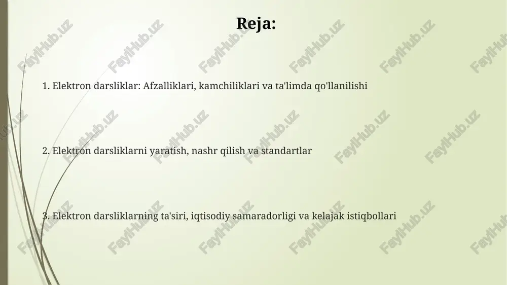 di, ayniqsa kam ta'minlangan oilalar uchun imkoniyat yaratadi. mualliflik huquqi buzilishini oldini olish uchun drm texnologiyasi qo'llaniladi, bunda har bir darslik unikal id bilan belgilanib, 128 bitli shifrlashdan foydalaniladi. e'tiboringiz uchun rahmat image1.png