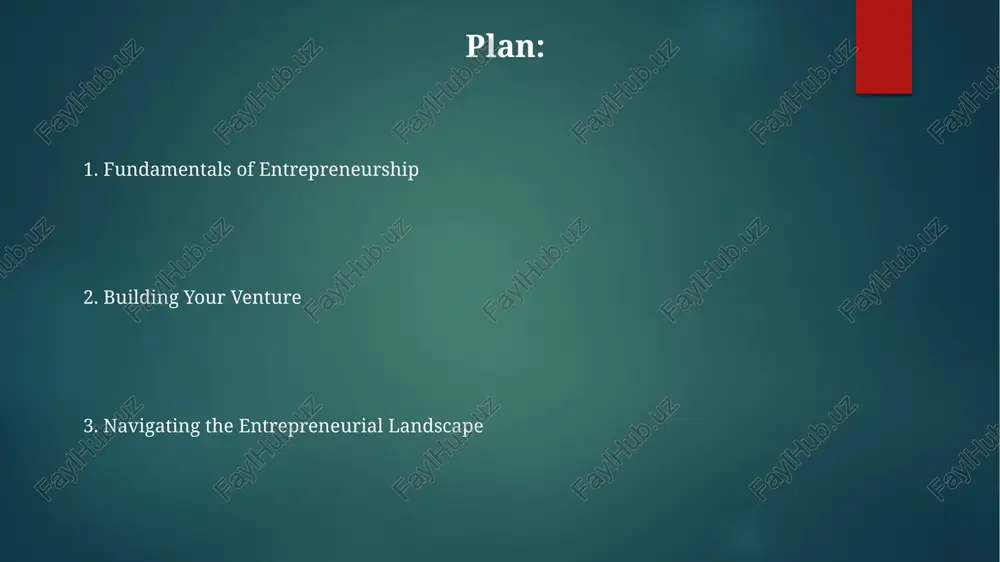re. strong communication and interpersonal skills are crucial. entrepreneurs must effectively pitch their ideas to investors, manage teams, and build relationships with customers and stakeholders, enhancing long-term growth by 30%. opportunity, market, and business plan: the foundation for success market analysis uses both quantitative data like market size (e.g., $500 million) and qualitative insights regarding customer needs to refine the opportunity and validate product-market fit. a detailed business plan, containing financial projections for 3-5 years, assists in securing funding and serves as a roadmap, minimizing risks by outlining specific strategies. opportunity identification utilizes methods like swot analysis to evaluate internal strengths and weaknesses alongside external market opportunities and threats, enhancing strategic decision-making. funding, legalities, and financial management: building a sustainable business understanding legal structures like llcs or s corporations impacts liability and taxation; consult legal counsel to ensure compliance with regulations like gdpr or industry-specific permits. bootstrapping initial funding with …