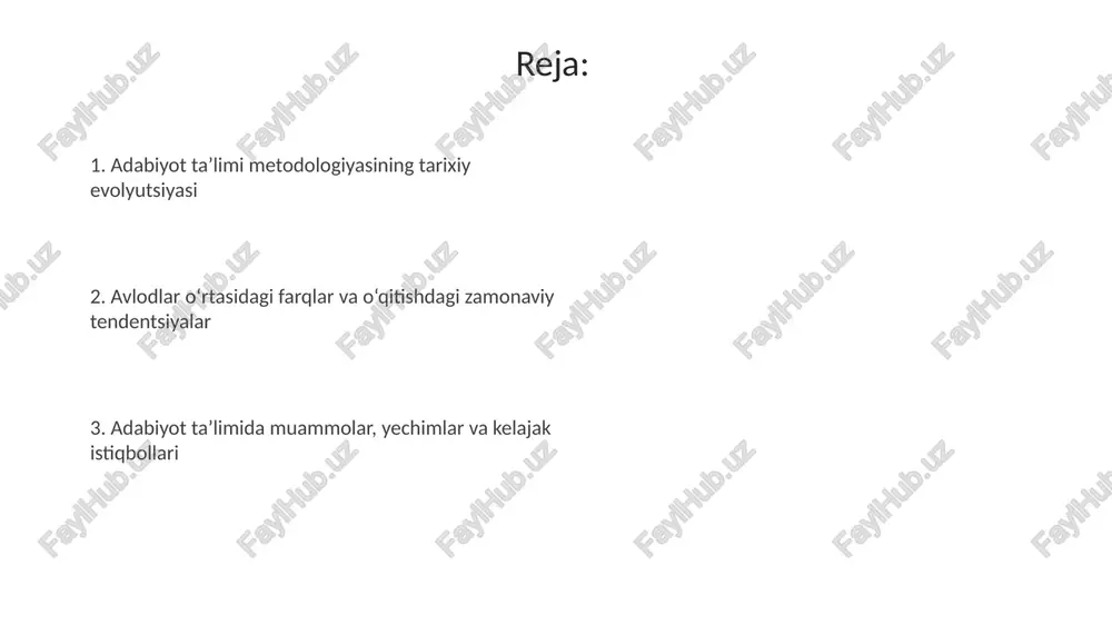 ilarli ta'sir ko'rsatdi. metodik yondashuvlar evolyutsiyasi: an'anadan innovatsiyaga an'anaviy yondashuv 20-asrning o'rtalarida asar mazmunini yodlashga asoslangan bo'lsa, hozirgi metodlar tahliliy va ijodiy fikrlashni rivojlantirishga qaratilgan. 1960-yillardan boshlab, interaktiv usullar, guruhli loyihalar va bahs-munozaralar adabiyot darslarida muhim ahamiyat kasb etib, o'quvchilarning faol ishtirokini ta'minladi. xxi asrda texnologiyalar, xususan, multimediya va interaktiv dasturlar adabiyotni o'qitishda yangi imkoniyatlar yaratib, o'quv jarayonini yanada qiziqarli va samarali qildi. avlodlar o'rtasidagi farqlar va ta'limga ta'siri avlodlar o'rtasidagi farqlar o'quvchilarning bilim olish uslublarida namoyon bo'ladi: xx asrda yodlash ustun bo'lgan bo'lsa, xxi asrda interaktiv usullar muhim. bu ta'limga katta ta'sir ko'rsatadi. avlodlar o'rtasidagi farqlar o'qituvchining rolini o'zgartirdi: 1980-yillarda o'qituvchi bilim beruvchi bo'lsa, 2020-yillarda mentor, yo'naltiruvchi rolini o'ynamoqda. texnologiyalar ta'lim uslubini o'zgartirdi. ijtimoiy va madaniy o'zgarishlar har bir avlodga ta'sir etadi. masalan, 1960-yillarda adabiyotda erkinlik g'oyalari ustun bo'lsa, 2000-yillarda globalizatsiya masalalari muhim. bu ta'limga ta'sir qiladi. o'qituvchining roli: mentorlikdan fasilitatorlikka o'qituvchi roli 20-asrda bilim beruvchi 'mentor' sifatida belgilangan …