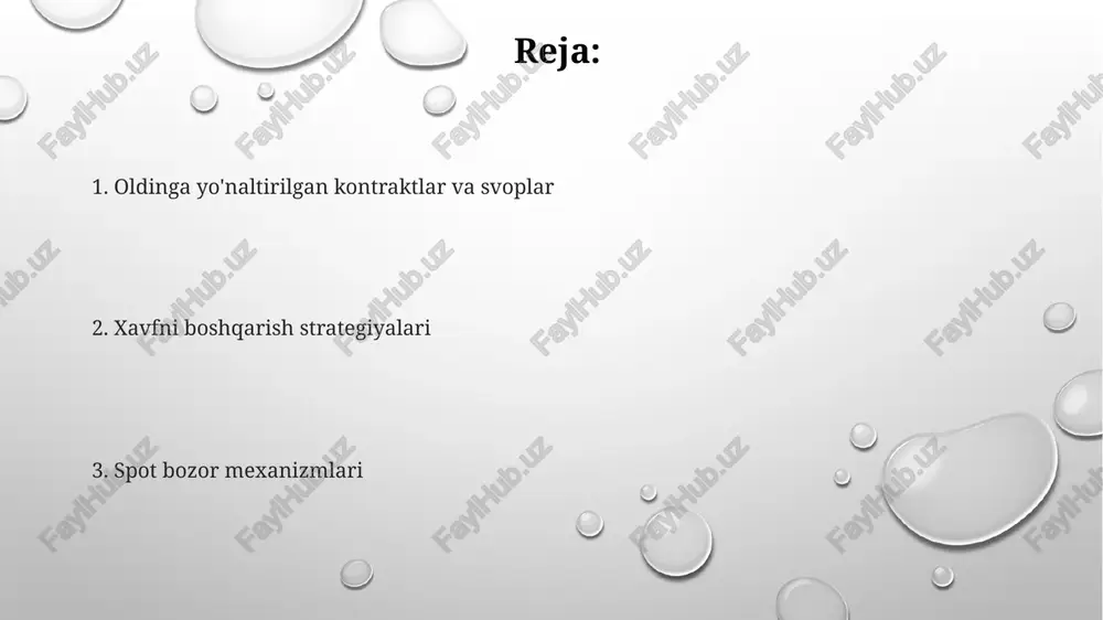 klari (masalan, usd/jpy, gbp/usd) savdosini o'z ichiga oladi londondagi korporatsiyalar va nyu-yorkdagi banklar o'rtasida 1 million dollardan oshiq xalqaro bitimlar uchun valyuta kursi riskini kamaytirish maqsadida kelajakdagi valyuta kurslarini (masalan, eur/usd) aniq sanalarga (masalan, 3 oylik forward) kelishib olishni o'z ichiga oladi, bu global kapital oqimlariga ta'sir qiladi. kelajak kontraktlari yevro/dollar kursi boʻyicha cme group (chikago mollariy birjasi)da savdo qilinadigan, 125 000 yevro hajmli standartlashtirilgan fyuchers kontraktlari turli muddatlarda tugaydi va global moliyaviy bozorlarga katta taʼsir koʻrsatib, yevropa markaziy banki va federal rezervning pul-kredit siyosati qarorlaridan sezilarli darajada taʼsirlanadi. ko'p millatli korporatsiyalar va moliyaviy institutlar valyuta xavfini boshqarishda (masalan, ice futures europe'dagi gbp/usd) valyuta fyucherslari va spot fx operatsiyalaridan foydalanadilar. komissiyalar va spredlar kabi operatsiya xarajatlari platformalar va brokerlarga qarab farqlanadi valyuta xavflarini boshqarish valyuta riskini boshqarish, nymex va cme group kabi birjalarda savdo qilinadigan usd/eur, gbp/jpy va boshqa asosiy valyuta juftliklariga ta'sir qiluvchi salbiy valyuta kursining tebranishlaridan kelib chiqadigan …