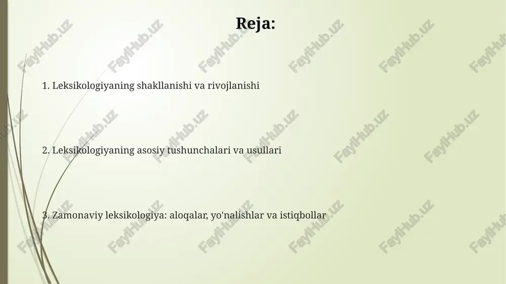 q, chunki 20-asrning o'rtalaridan boshlab jamiyatdagi o'zgarishlar tilga, xususan, lug'at tarkibiga sezilarli ta'sir ko'rsatadi. zamonaviy leksikologiyaning asosiy yo'nalishlari kognitiv leksikologiya so'z ma'nolarini ongimizda qanday tasavvur qilish va ularning o'zaro bog'liqligini 1980-yillardan boshlab o'rganadi, bunda prototiplar nazariyasi muhim rol o'ynaydi. kompyuter leksikologiyasi katta hajmdagi matnlarni tahlil qilish orqali lug'at tarkibini avtomatik ravishda aniqlash va yangi so'zlarni yaratish algoritmlarini ishlab chiqadi. korpus leksikologiyasi millionlab so'zlardan iborat matnlar to'plamidan foydalanib, so'zlarning ishlatilish chastotasini, kontekstini va grammatik xususiyatlarini empirik tarzda tadqiq qiladi. leksikologiyaning amaliy ahamiyati leksikologik tahlil matnlarni tushunishni osonlashtiradi, xususan, adabiy asarlarni tahlil qilishda. 19-asr matnlaridagi arxaizmlarni tushunish uchun leksikologiya zarur. leksikologiya lug'atlar tuzishda muhim rol o'ynaydi, masalan, 80,000 dan ortiq so'zni o'z ichiga olgan izohli lug'atlar tahlil asosida yaratiladi, bu ta'lim sohasida juda muhim. tarjima jarayonida leksikologiya so'zlarning aniq ma'nolarini aniqlashga yordam beradi. misol uchun, bir so'zning 5 xil ma'nosi bo'lsa, kontekstga mosini tanlashda yordam beradi. leksikologiyaning kelajakdagi istiqbollari sun'iy intellekt texnologiyalari …