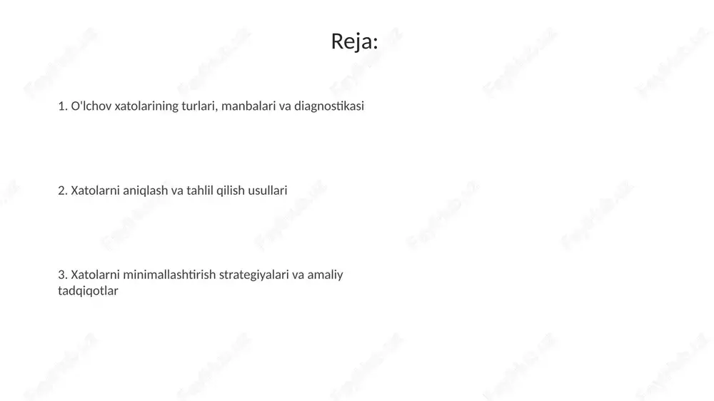 idagi muvofiqlikni tekshiradi. takroriylik (repetitivlik) bir xil o'lchovni bir xil operator tomonidan bir xil uskunada ko'p marta o'lchash orqali erta xatolarni baholaydi, ko'pincha o'zgarish koeffitsienti (cv) orqali ifodalanadi. kalibrlash, sertifikatlashtirish va sensorlarni diagnostika qilish kalibrlash - o'lchash asbobining chiqishini ma'lum qiymatga to'g'rilash, odatda milliy standartga asoslangan holda, aniqlikni ta'minlash uchun 5-10 ta o'lchov nuqtasini o'z ichiga oladi. sertifikatlash - bu uskunaning aniqligi tasdiqlanganligini rasmiy tasdiqlash, iso 17025 standarti bo'yicha akkreditlangan laboratoriyalar tomonidan amalga oshiriladi va 99% ishonch darajasini ta'minlaydi. sensorlarni diagnostika qilish ularning ishlash ko'rsatkichlarini baholashni o'z ichiga oladi, shu jumladan nol siljishi, sezgirlik o'zgarishi va chiziqlilik buzilishi, aniqlikni 0.1% dan kamroq saqlash uchun zarurdir. xatolarni minimallashtirish strategiyalari o'lchov xatoliklarini minimallashtirish uchun kalibrlash protseduralarining tezligini oshirish kerak, masalan, har 3 oyda yoki har 1000 ta o'lchovdan so'ng kalibrlashni amalga oshirish lozim. operator xatolarini kamaytirish uchun standart operatsion protseduralarni (sop) ishlab chiqish va ularga qat'iy rioya qilish, shu bilan birga, har …