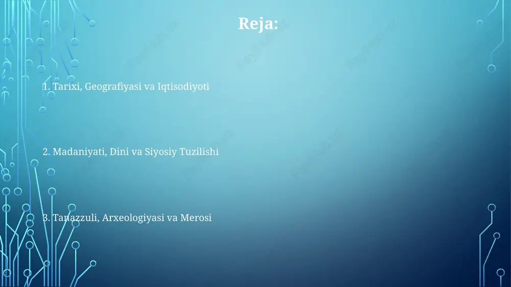 h tizimlari yordamida bug'doy, arpa va uzum yetishtirilib, savdo uchun qulay sharoit yaratilgan. madaniyati, san'ati va dini baqtriya san'ati yunon, eron va mahalliy uslublarning noyob sintezini namoyish etadi, miloddan avvalgi 3-2-asrlarda buddaviy ta'sirlar sezilarli bo'lgan, bu diniy bag'rikenglikni aks ettiradi. baqtriya xudolari orasida mahalliy ilohlar, masalan, oaxsho (vaxshu daryosi xudosi), shuningdek, yunon va eron xudolari mavjud bo'lgan, bu esa miloddan avvalgi 4-asrdan boshlangan madaniy aralashuvni aks ettiradi. ayxonum kabi joylarda topilgan haykallar va ibodatxonalar baqtriya madaniyatida buddizm, zardushtiylik va yunon dinlarining aralashmasi miloddan avvalgi 2-asrda gullab-yashnaganini ko'rsatadi. siyosiy tuzilishi va boshqaruvi qirollik boshqaruvida markazlashgan monarxiya muhim rol o'ynagan, qirol hokimiyatni merosxo'rlik yo'li bilan olgan va muhim qarorlar qabul qilishda zodagonlar kengashiga tayangan. baqtriya siyosiy tuzilishi dastlab shahar- davlatlar koalitsiyasi bo'lgan bo'lishi mumkin, keyinchalik esa miloddan avvalgi iii asrda diodot i hukmronligi davrida mustaqil yunon-baqtriya qirolligiga aylangan. yunon-baqtriya qirolligida pul tizimi yaxshi rivojlangan bo'lib, qirollar o'z portretlari tushirilgan tangalar zarb qilgan, …