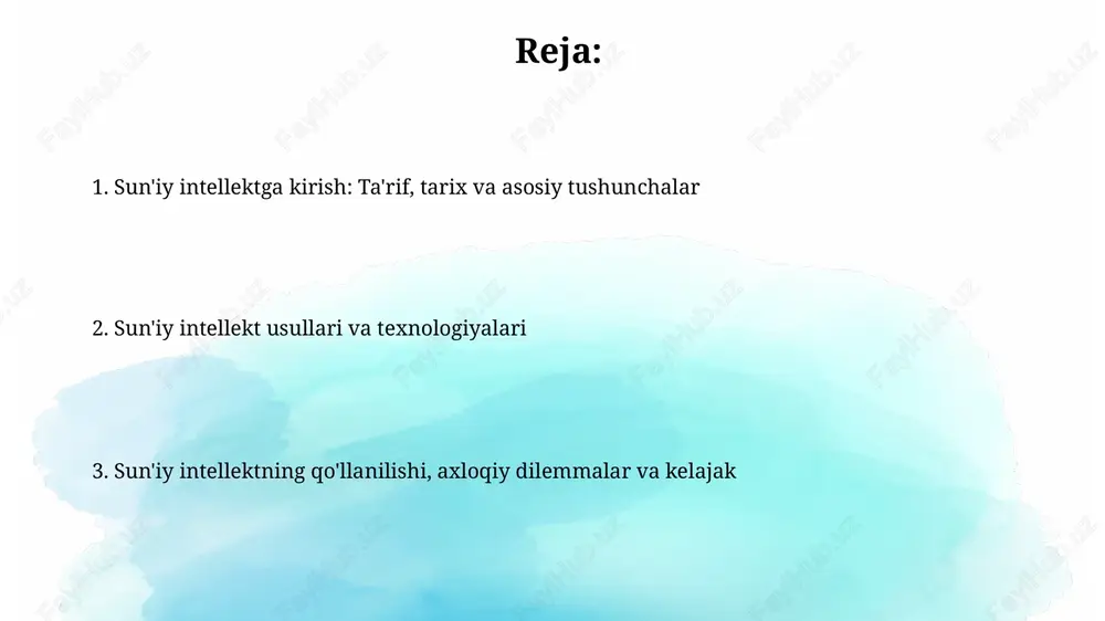 sun'iy intellektga kirish: ta'rif, tarix va asosiy tushunchalar - Page 2
