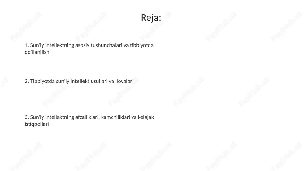 sun'iy intellektning tibbiyotdagi qo'llanilishi - Page 2