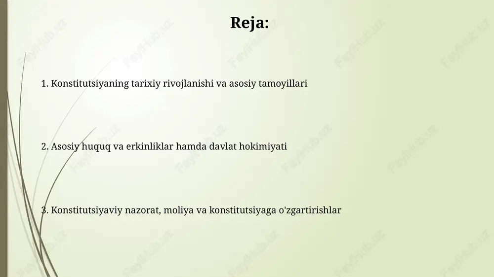rolini belgilaydi. ijro etuvchi hokimiyat (prezident va vazirlar mahkamasi) turkiya respublikasida prezident davlat boshlig'i hisoblanadi va 5 yillik muddatga xalq tomonidan ikki turda saylanadi, u ko'pi bilan ikki marta saylanishi mumkin. prezidentning asosiy vazifalariga davlatni vakillik qilish, milliy xavfsizlik kengashiga raislik qilish va qonunlarni qayta ko'rib chiqish uchun turkiya buyuk millat majlisiga qaytarish kiradi. sud hokimiyati turkiya sud hokimiyati mustaqil bo'lib, konstitutsiyaning 138-moddasiga ko'ra, hech qanday organ, idora yoki shaxs sud ishlariga aralasha olmaydi va sudga ko'rsatma bera olmaydi. sud hokimiyati tarkibiga konstitutsiyaviy sud, oliy sud, davlat kengashi va boshqa yuqori va past darajadagi sudlar kiradi; ularning vazifalari turkiya respublikasi qonunlari bilan belgilanadi. davlat boshqaruvi turkiya davlat boshqaruvi markazlashgan bo'lib, mahalliy hokimiyatlarga ma'lum darajada avtonomiya berilgan. 81 ta viloyat mavjud bo'lib, ularni gubernatorlar boshqaradi, ular markaziy hukumat tomonidan tayinlanadi. davlat boshqaruvida davlat xizmatchilari muhim rol o'ynaydi, ularning tayinlanishi va vazifalari 657-sonli davlat xizmatchilari to'g'risidagi qonun bilan tartibga solinadi va vakolatlar …