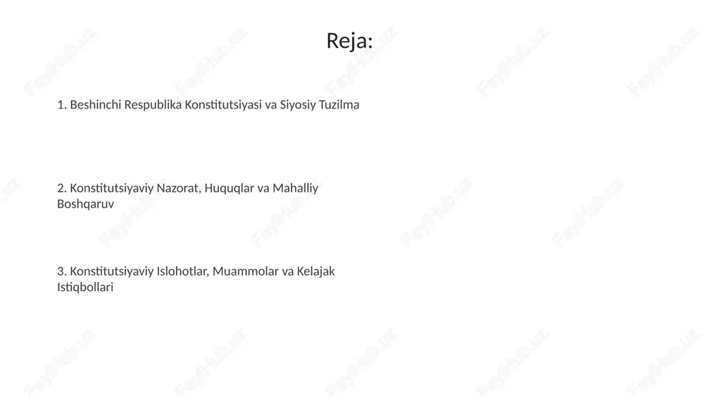 ssambleya ko'pchiligini hisobga olishi kerak, aks holda ishonchsizlik votumi xavfi tug'iladi. hukumat va bosh vazir: ijro etuvchi hokimiyat bosh vazir hukumat faoliyatini boshqaradi va milliy assambleya oldida javobgardir; 1958-yilgi konstitutsiyaning 20-moddasiga muvofiq, u millat siyosatini belgilaydi va amalga oshiradi. hukumat tarkibi prezident tomonidan bosh vazir taklifiga binoan tayinlanadi, konstitutsiyaning 8-moddasiga muvofiq, bu barqaror hukumat uchun siyosiy muvozanatni ta'minlaydi. bosh vazir qonun loyihalarini taqdim etish, farmoyishlar chiqarish va ma'muriy organlarni boshqarish kabi muhim ijroiya vakolatlariga ega, bu hukumat ishini samarali tashkil etishga yordam beradi. konstitutsiyaviy kengash: konstitutsiyaviy nazorat mexanizmi konstitutsiyaviy kengash 1958-yilda tashkil etilgan bo'lib, uning asosiy vazifasi qonunlarning konstitutsiyaga muvofiqligini tekshirish, shu jumladan, parlament tomonidan qabul qilingan qonunlarni nazorat qilishdir. kengash 9 nafar a'zodan iborat bo'lib, ularning 3 nafari prezident, 3 nafari milliy assambleya raisi va 3 nafari senat raisi tomonidan tayinlanadi. ular 9 yil muddatga tayinlanadi. konstitutsiyaviy kengash referendumni to'g'ri o'tkazilishini ta'minlaydi va saylovlar natijalarini e'lon qiladi. shuningdek, 60 …