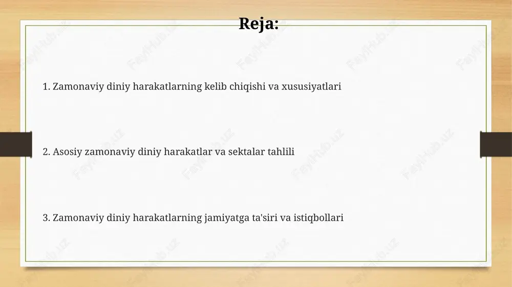 oyalaridan 19-asrning oxiridan beri farqli e'tiqodlarni birlashtiradi. neo-pagan harakatlar an'anaviy, xristianlikdan oldingi dinlarga e'tibor qaratadi, masalan, german, kelt yoki slavyan e'tiqod tizimlari, ko'pincha 20-asrda tiklangan. o'zini o'zi anglashga yo'naltirilgan guruhlar shaxsiy o'sish va ma'naviyatni rivojlantirishga qaratilgan amaliyotlarni taklif qiladi, ko'pincha 1960-yillarda paydo bo'lib, turli xil usullarni o'z ichiga oladi. mashhur misollar va o'rganishlar jon loflandning “doomsday cult” asari kognitiv dissonans va e'tiqod tizimlarining qulashi yoki o'zgarishini o'rganadi, 1960-yillardagi voqealar misolida. qiyosiy tadqiqotlar, masalan, eileen barkerning unification church haqidagi ishi guruh dinamikasi va a'zolik jarayonlarining muhim tushunchalarini beradi. missiyaning “hare krishna movement” haqidagi tadqiqoti 1960-70-yillarda uning g'arbiy mamlakatlarda qanday rivojlanganini ko'rsatadi, 10000 dan ortiq a'zoni qamrab oladi. tanqid va bahslar soxta diniy da'volar sonining ortishi, ayniqsa, 2000-yillardan keyin, jamiyatning ongsiz qatlamini chalg'itmoqda va shuning uchun ham muhokama markazida turibdi. ko'pgina zamonaviy diniy harakatlar 1970-yillardan beri, ayniqsa, moliyaviy amaliyotlar, kuch ishlatish va sobiq a'zolarni suiiste'mol qilish bo'yicha jiddiy tanqidlarga uchradi. yangi diniy …