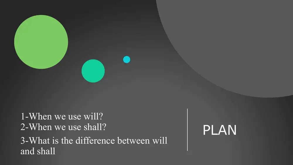 the word "will" is used instead. the use of the word "shall" depends on the level of formality and the context. what is the difference between will and shall 8 image1.jpeg image2.png image3.jpeg image4.jpeg