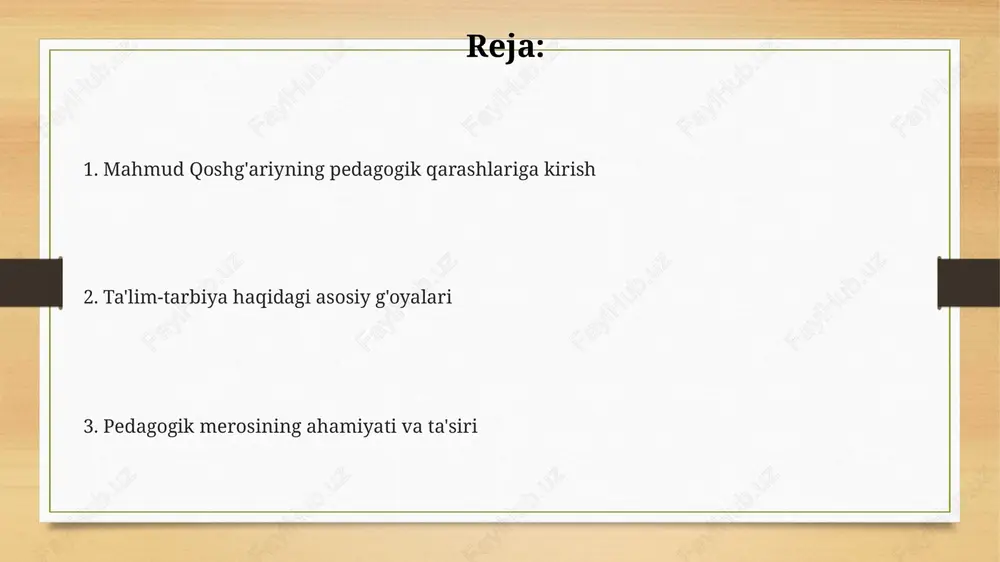 mahmud qoshĝariyning pedagogik qarashlari - Page 2