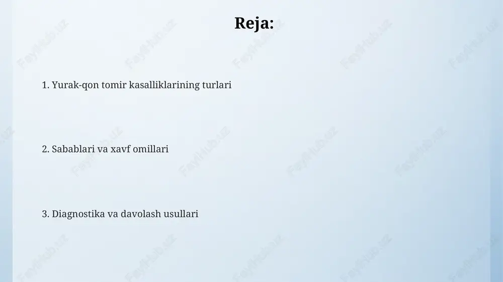 yurak-qon tomir kasalliklarining turlari - Page 2