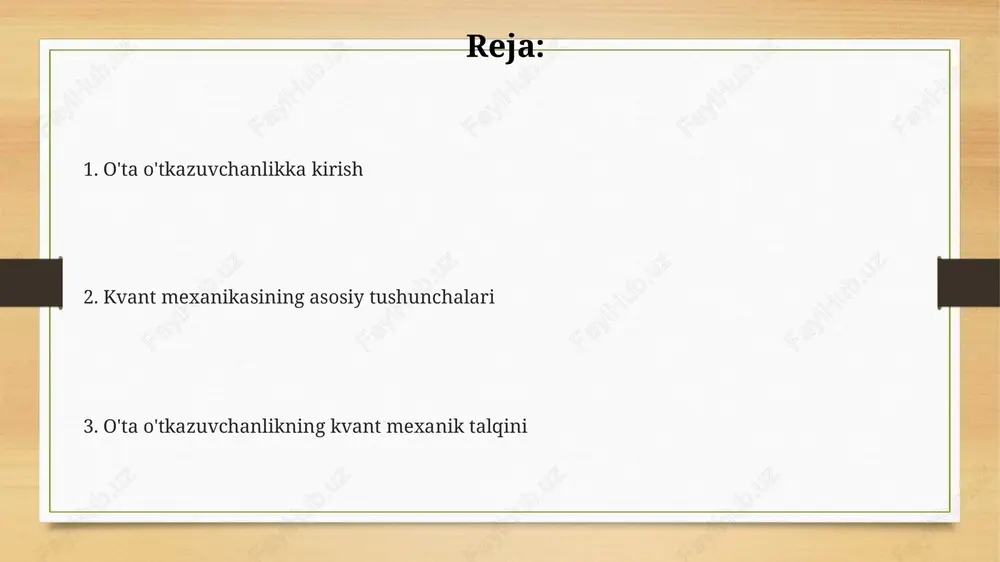 amaradorlikni oshiradi va 100 mvt gacha quvvat uzatish imkoniyatini beradi. e'tiboringiz uchun rahmat @taqdimot_robot image3.png image4.png
