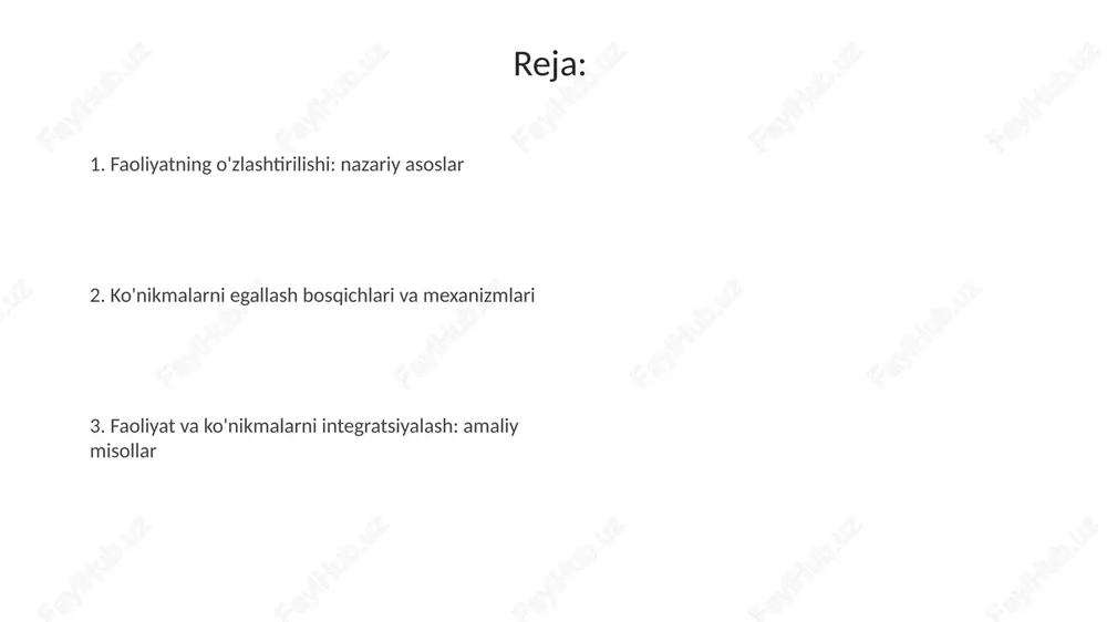 aliyotlar orqali miya neyronlarida 10,000 soatlik "ekspert darajasi"ga erishish mumkin. e'tiboringiz uchun rahmat @taqdimot_robot image1.jpeg image2.jpeg