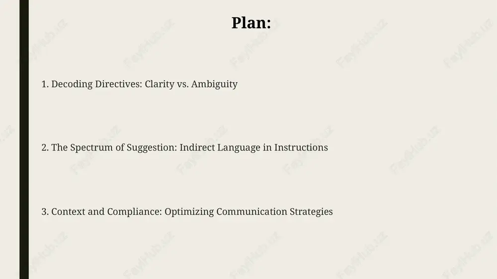 einforce key points. achieving 95% comprehension requires precise, direct language. clear instructions minimize errors by explicitly stating actions, using active voice, and understandable vocabulary for your audience. utilize 'chunking,' breaking down complex processes into 3-5 manageable steps. this aids retention and application, enabling users to complete tasks with greater accuracy and confidence. thank you for your attention @taqdimot_robot image1.png