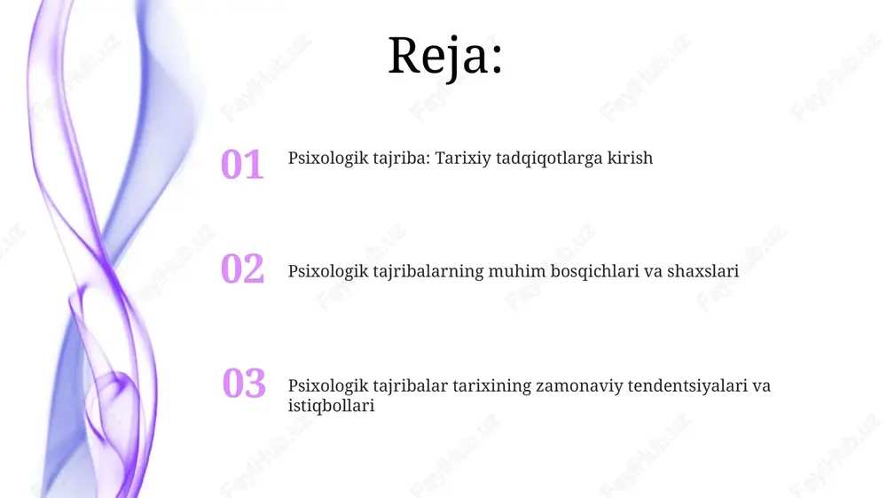 olib borilgan. metodologiyaning rivojlanishi xx asrda xulq-atvorni kuzatish va o'lchash uchun behavioristik yondashuvlar ustunlik qildi, stimulus-reaksiya bog'liqliklarini aniqlashga qaratilgan qat'iy eksperimentlar bilan. 19-asrda psixologiyaning falsafadan ajralib chiqishi kuzatildi, bu esa ilmiy metodlarga asoslangan, eksperimental tadqiqotlarga bo'lgan e'tiborni kuchaytirdi. klassik eksperimentlar va ularning ta'siri pavlovning itlaridagi shartli reflekslar tajribasi, 20-asr boshlarida o'rganish va xulq-atvor nazariyasini shakllantirdi hamda psixologiya faniga katta ta'sir ko'rsatdi. milgramning itoatkorlik tajribasi, 1960-yillarda o'tkazilgan, shaxsiy axloqiy tamoyillarga qaramay, hokimiyatga bo'ysunish darajasini ko'rsatib, axloqiy bahslarni keltirib chiqardi. tanqid va bahslar tanqidlar, ko'pincha metodologiyaga qaratilgan, eksperiment dizaynidagi 10 dan ortiq xatoliklar va 5 dan kam bo'lmagan statistik tahlil muammolarini o'z ichiga oladi. bahslar natijalarning talqiniga yo'naltirilgan, 7 yoki undan ortiq tadqiqotchilar natijalarni boshqacha tushuntirishgan va bu 2 guruhga bo'linishga sabab bo'lgan. etika masalalari etika qo'mitalari (irb) tadqiqot loyihalarini ko'rib chiqadi, zarar xavfini kamaytiradi va 1979-yilgi belmont hisobotining asosiy tamoyillariga rioya qiladi. tadqiqotda ishtirok etuvchilarning roziligini olish muhim, bu ularning avtonomiyasini …
