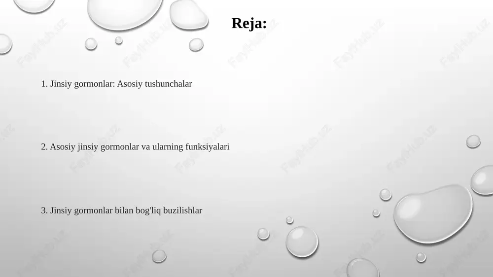 larda jinsiy gormonlar: ta'siri va funktsiyalari testosteron erkaklarda asosiy jinsiy gormon bo'lib, pubertat davrida erkaklik xususiyatlarining rivojlanishida muhim rol o'ynaydi va mushaklar massasini 15-20% ga oshiradi. dihidrotestosteron (dht) testosterondan hosil bo'lib, prostata bezining o'sishi va sochlarning to'kilishida muhim ahamiyatga ega. taxminan 5- 10% testosteron dht ga aylanadi. lyuteinlovchi gormon (lh) gipofiz tomonidan ishlab chiqariladi va moyaklarni testosteron ishlab chiqarishga undaydi. lh darajasi 2-10 iu/l bo'lishi kerak. ayollarda jinsiy gormonlar: ta'siri va funktsiyalari folikula stimulyatsiya qiluvchi gormon (fsh) tuxumdonlarda folikulalarning rivojlanishini rag'batlantiradi, bu esa keyinchalik estrogen ishlab chiqarishga olib keladi. estrogen, progesteron kabi ayollik gormonlari 28 kunlik hayz davrining tartibga solinishida muhim rol o'ynaydi, endometriumning o'zgarishini boshqaradi. ayollarda testosteron kabi androgenlar mushak massasini saqlash, suyak zichligini qo'llab-quvvatlash va jinsiy xohishni boshqarishda oz miqdorda bo'lsa ham muhim ahamiyatga ega. jinsiy gormonlarning hayot davri bo'ylab o'zgarishi menopauzadan keyin ayollarda estrogen darajasi sezilarli darajada pasayadi, bu esa issiq chaqnashlar va suyak zichligining kamayishiga olib …