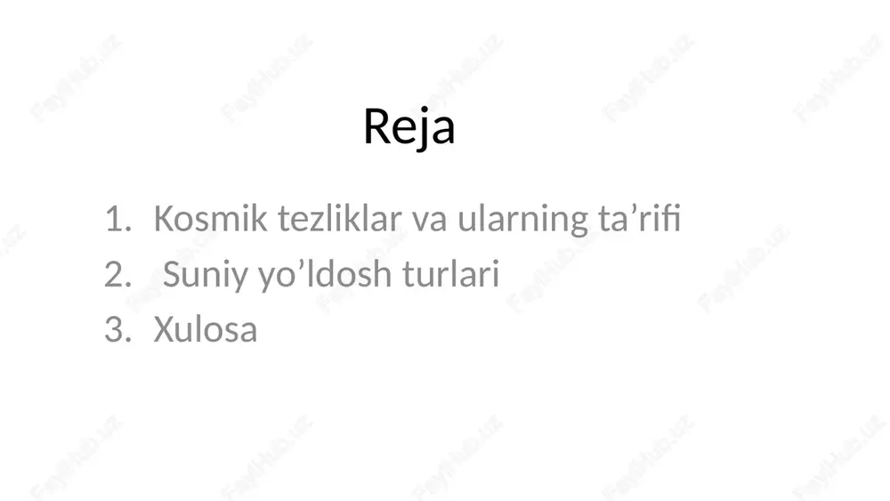 ljallangan sun'iy yo'ldoshlar. • kichik sun'iy yo'ldoshlar - og'irligi kichik (1 yoki 0,5 tonnadan kam) va o'lchamdagi sun'iy yo'ldoshlar.kichik sun'iy yo'ldoshlar (100 kg dan ortiq), mikrosatellitlar (10 kg dan ortiq) va nanosatellitlar (10 kg dan engil) kiradi. • harbiy sun'iy yo'ldosh - razvedka yo'ldoshlari va boshqalar. • aloqa sun'iy yo'ldoshlari. navigatsiya sun'iy yo'ldosh • kosmik kemalar - boshqariladigan kosmik kemalar kosmik stantsiyalar - uzoq muddatli kosmik kemalar sun'iy yo'ldoshlar 70 dan ortiq turli mamlakatlar (shuningdek, alohida kompaniyalar) tomonidan o'zlarining raketa-tashuvchilari (lv) va boshqa mamlakatlar, hukumatlararo va xususiy tashkilotlar tomonidan uchirish xizmatlari sifatida taqdim etilganlardan foydalangan holda uchirilgan. dunyodagi birinchi sun iy yo ldosh sssrda 1957-yil ʼ ʻ 4-oktabrda uchirilgan (sputnik-1). sun'iy yo'ldoshlarni uchirgan ikkinchi davlat 1958 yil 1 fevralda qo'shma shtatlar bo'ldi (explorer 1) explorer 1 bu rasmda globus tasvirlangan va u baland tog'ni ko'rsatadi, uning tepasidan toshlar otilib, ularga turli kattalikdagi gorizontal yo'naltirilgan tezliklarni beradi. sun'iy yo'ldoshlarini (abricatedly aes) …