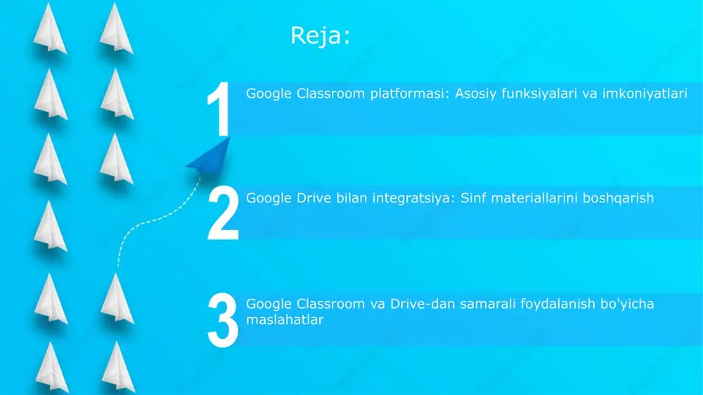 iy papkalarni yaratish guruh loyihalari uchun qulay, har bir a'zo hujjatlarni tahrirlashi va 1 ta joyda 10 gb gacha saqlashi mumkin. e'tiboringiz uchun rahmat @taqdimot_robot slide 1 slide 2 slide 3 slide 4 slide 5 slide 6