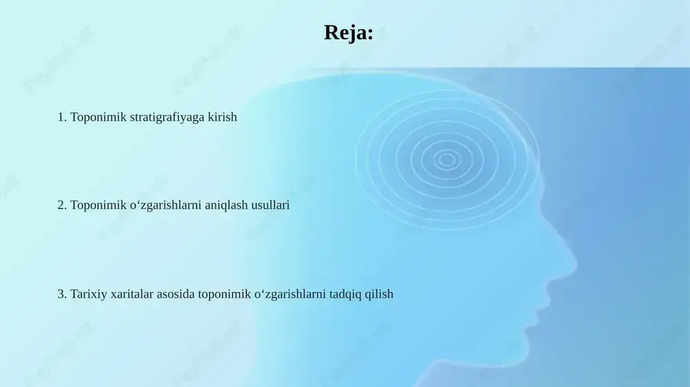 hozirgi kungacha bo'lgan toponimlarning joylashuvini, 25 yillik oraliqda o'rganishga yordam beradi. e'tiboringiz uchun rahmat @taqdimot_robot image1.png
