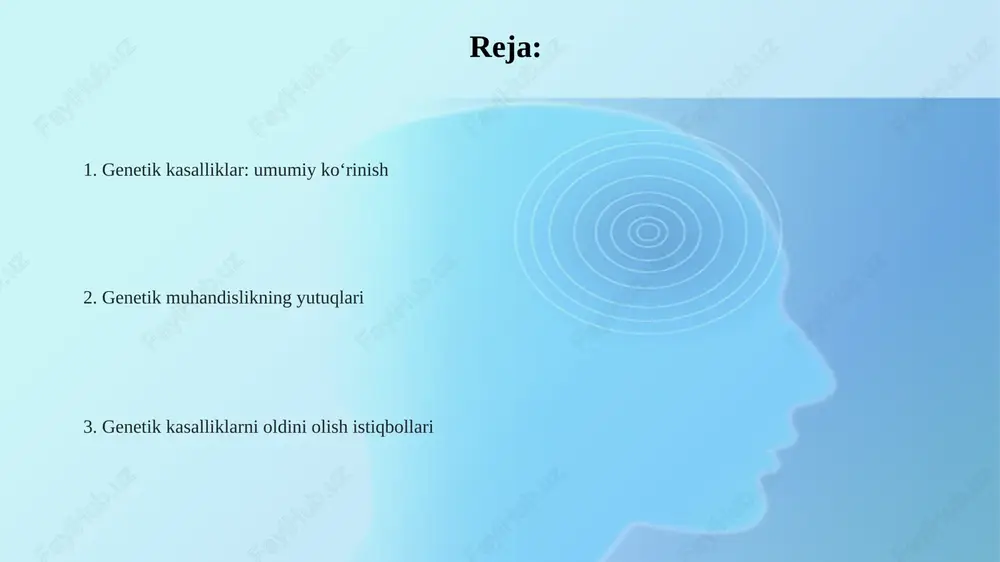 mun javoblar va saraton xavfi kabi etik muammolar mavjud. crispr kabi gen tahrirlash texnologiyalari dnkni aniq o'zgartirishga imkon beradi, ammo 5-15% hollarda maqsadga erishilmaslik va nojo'ya ta'sirlar xavfi saqlanib qoladi. e'tiboringiz uchun rahmat @taqdimot_robot slide 1 slide 2 slide 3 slide 4 slide 5 slide 6