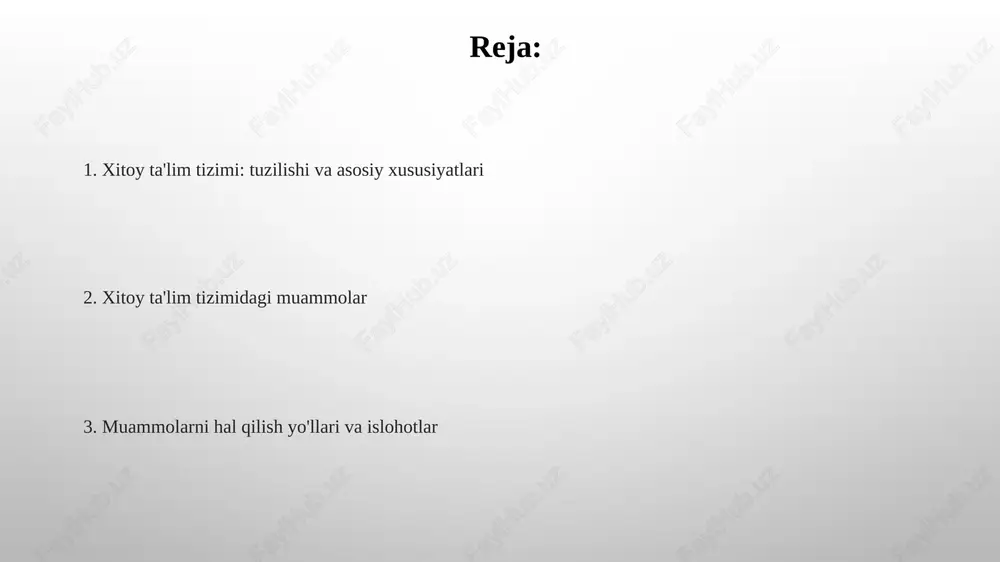 hbu yuqori raqobatdosh imtihon odatda 2 kundan 3 kungacha davom etadi va xitoy tili, matematika va ingliz tili kabi majburiy fanlardan, shuningdek, ixtiyoriy fanlardan iborat. o'qituvchilarning roli va tayyorlash o'qituvchilar milliy o'quv dasturini tushunishi va uni 9 yillik majburiy ta'lim maqsadlariga moslashtirishi kerak. ularning roli o'quvchilarga bilim berishdan iborat. o'qituvchilarni tayyorlash intensiv bo'lib, nazariya va amaliyotni o'z ichiga oladi. o'qituvchilar kamida bakalavr darajasiga ega bo'lishi talab etiladi va ko'pincha pedagogika bo'yicha ixtisoslashgan. resurslar taqsimoti va tengsizlik xitoyda ta'lim resurslari mintaqalar bo'ylab notekis taqsimlangan, boy shahar maktablari va qishloq joylaridagi maktablar o'rtasida katta farq mavjud. 'key point schools' davlat tomonidan ustuvor moliyalashtiriladi, bu esa elit ta'lim uchun imkoniyat yaratadi, ammo boshqa maktablar resurslar tanqisligidan aziyat chekadi. qishloq va shahar ta'limidagi farqlar qishloq maktablarida malakali o'qituvchilar yetishmasligi sababli, universitetga kirish ko'rsatkichlari shaharlarga nisbatan 30-40% pastroq bo'lishi mumkin. shaharlik o'quvchilar o'rtacha 20-30% ko'proq darsdan tashqari mashg'ulotlarga (repetitorlik, san'at to'garaklari) qatnashadi, bu esa ularning …