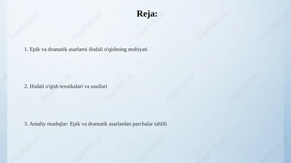 epik va dramatik asarlarni ifodali oʻqish - Page 2