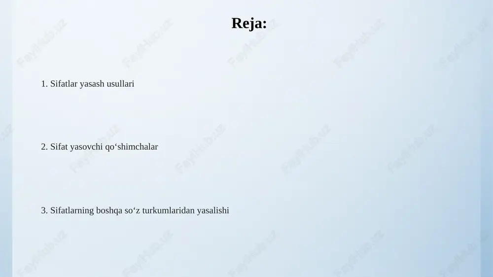 a predmetga yoki harakatga nisbatan ifodalaydi, masalan, *oltin* uzuk yoki *temir* yo'l, bunda material yoki munosabat ko'rsatiladi. e'tiboringiz uchun rahmat @taqdimot_robot image4.png image3.jpeg