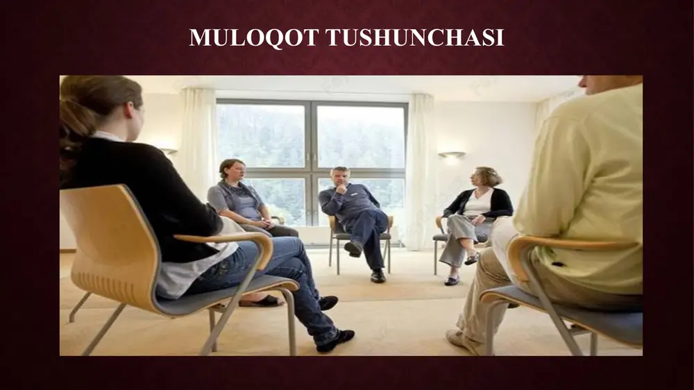 verbal va noverbal muloqot bo‘yicha maslahatlar: - tana tiliga e'tibor qaratish - ovoz ohangini to'g'ri tanlash muloqot insonlar o'rtasida axborot uzatishda muhim rol o'ynaydi. verbal va noverbal elementlarni uyg'un ishlatish samaradorlikni oshiradi. e’tiboringiz uchun tashakkur!!! image2.png image3.png image4.png image5.png image6.png image7.png image8.png image9.png image10.png image11.png /docprops/thumbnail.jpeg