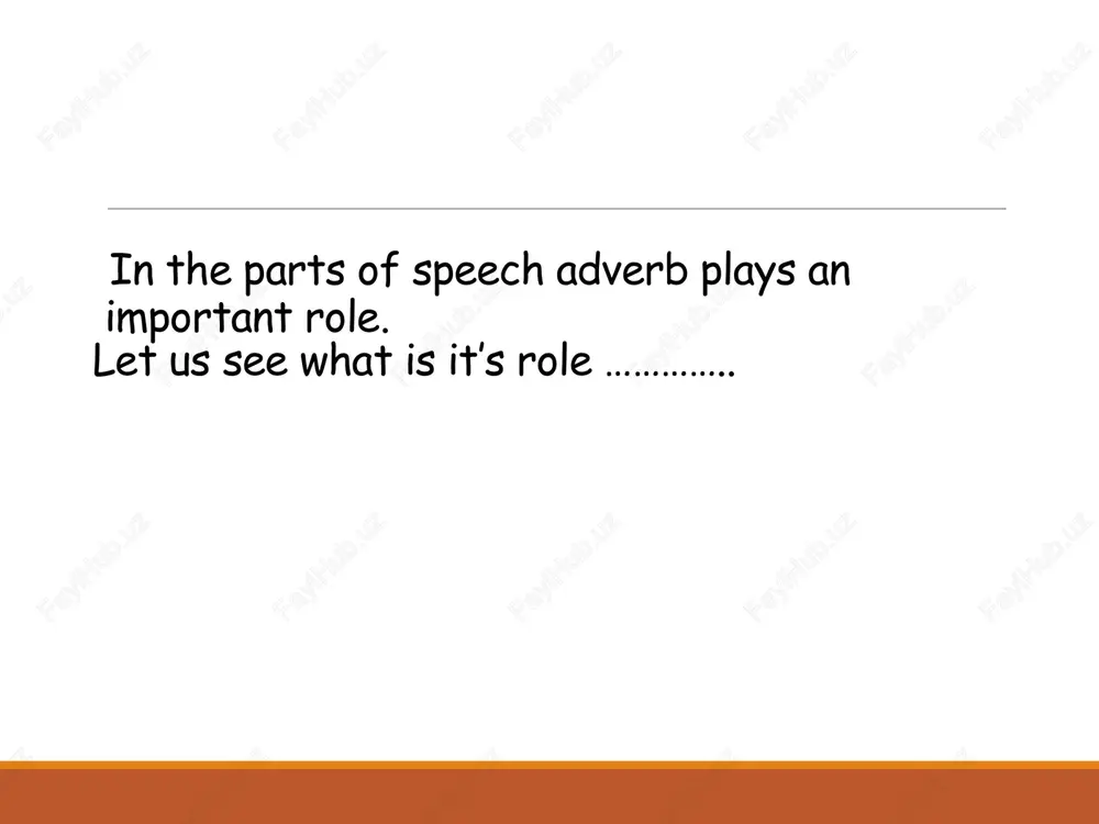 es answer the question “how often an action is done” they are called adverbs of frequency. examples : the children always go to school on the bus. i’ll never make that mistake again . i clean my bedroom every day. dad polishes his shoes twice a week. 12 examples : the train has already left. we moved into our new house last week. our favorite t.v. program starts at 6’o clock. i’m going to my new school tomorrow. adverbs of time: some adverbs and adverb phrases answer the question “when?”. they are called adverbs of time. 13 adverbs of time we shall now begin to work. he called here a few minutes ago. i have spoken to him yesterday. he comes here daily. mr. guptha formerly lived here. 14 adverbs of quantity or degree it shows how much, or in what degree or to what extent. he was too careless. …