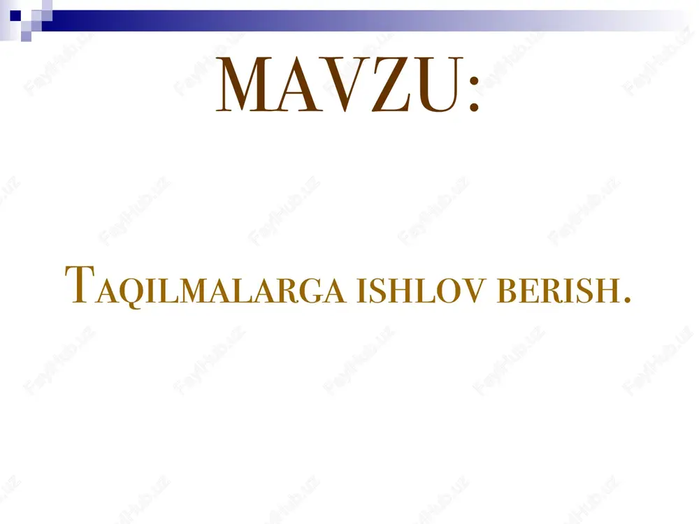 a chok bilan tikiladi. etakkacha bo’lgan taqilmalarda adipning pastki uchi etakning bukish chizig’i bo’ylab tikiladi. bortga ag’darma chok tikish vaqtida etakning bukish haqi adip ustiga yotqiziladi va ag’darma chok bilan birga tikiladi . qopqoqli taqilmani tikish qopqoqli taqilmani tikish. old bo’lakda va taqilma qopqog’ida etak bukish chizig’i belgilanadi. taqilma qopqoqning tashqi qirqimi 0,5-0,7sm teskari tomonga bukib dazmollanadi va belgilangan chiziq bo’ylab taqilma qopqoqining qirqimidan 0,7-1,0sm kenglikda biriktirib tikiladi. kiyimning etagi bukib tikiladi. taqilma qopqog’i old bo’lak teskari tomoniga bukiladi. bort qirqimini adip qirqimi bilan tekislab qo’yiladi va 0,5-0,7sm kenglikda ag’darma chok bilan tikiladi. bunda old bo’lak teskari tomoniga taqilma qopqog’ini o’ngi tomoni qaratib qo’yiladi. bort burchaklarida chok haqi 0,2-0,3sm qoldirib, qirqib tashlanadi. taqilma qopqoqini old bo’lak o’ngi tomoniga o’giriladi va undan kant xosil qilib dazmollanadi. taqilma qopqog’ining tashqi qirqimi modelga muvofiq kenglikda bostirib tikiladi. bort ziyidan simmetrik baxyaqator yuritiladi qopqoqli taqilmani tikish. bostirma qopqoqli taqilma bostirma qopqoqli taqilma yaxlit old …
