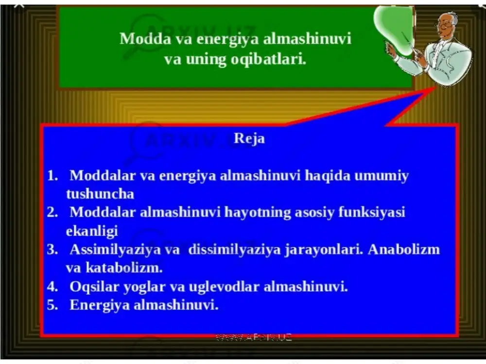 modda va energiya almashinuvi - Page 2