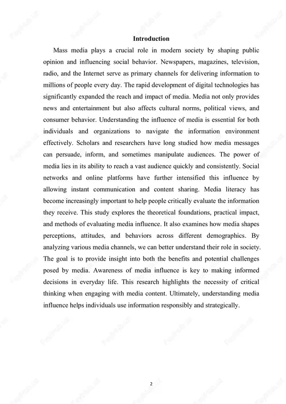 nfluence the influence of media on society has been a subject of academic study for decades. mass media includes various channels such as newspapers, magazines, television, radio, and digital platforms that transmit information to a wide audience. theoretical foundations help us understand how media shapes public opinion and social behavior. one key theory is the agenda-setting theory, which suggests that media determines the importance of topics by giving them more visibility. another important framework is the cultivation theory, which argues that prolonged exposure to media content can shape individuals’ perceptions of reality. the uses and gratifications theory focuses on how audiences actively select media to satisfy personal needs such as information, entertainment, or social interaction. media influence is not limited to information dissemination; it also impacts cultural norms, political attitudes, and consumer behavior. communication scholars emphasize the role of framing, where the way information is presented affects how audiences interpret …