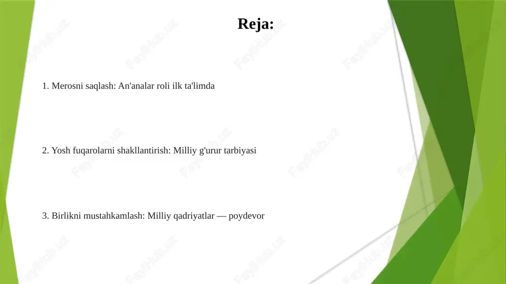 asasi (2018-2024) bo'yicha miqdoriy tahlil milliy qadriyatlar (vatanga muhabbat, fuqarolik burchi, hurmat)ni o'quv dasturiga integratsiyasi bilan bolalarning ijtimoiy xulq-atvorining (bo'lishish, yordam berish) standartlashtirilgan testlardagi natijalarining yaxshilanishi o'rtasidagi bog'liqlikni ko'rsatdi (4-6 yosh, n=1000) qo'shimcha manbalar va chuqurroq o'rganish maktabgacha ta'lim dasturlari (2010-2023): 100 dasturni tahlil qilish milliy ramzlar (bayroq, madhiya), tarixiy shaxslar (25 misol) va mahalliy jamoa urf-odatlarini (masalan, raqslar, qo'shiqlar) integratsiyasi bolalarning o'zlikni anglashini (78%), kognitiv ko'nikmalarini (42 tadqiqot) yaxshilaydi va xilmaxillikka ijobiy munosabatni rivojlantiradi (23 tadqiqot). ijtimoiy-emotsional o'rganish va madaniy sezgirlik ijtimoiy-emotsional ta'lim (iet) empatiya, o'zini o'zi tarbiyalash (masalan, nyu-yorkdagi turli maktabgacha ta'lim muassasalaridagi 3-5 yoshli bolalarda emotsional nazorat) va milliy qadriyatlar (masalan, kanadadagi mahalliy aholi jamoalari ichida hurmat va hamkorlik) uchun muhim bo'lgan ijobiy munosabatlarni rivojlantiradi millat gʻururini shakllantirish aqsh boʻylab 20 dan ortiq maktabgacha ta'lim muassasalarida (3-5 yosh) yoshga mos faoliyatlar orqali milliy gʻurur tarbiyasi. 5 asosiy qiymat: vatanparvarlik, hurmat, mas'uliyat, jamiyat va madaniy meros o'quv dasturi …