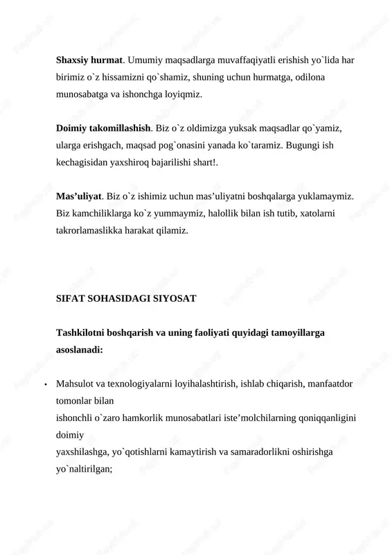 a oshirishda xodimlarning faol ijodkorona ishtiroki uchun sharoitlarni yaratish;  qo`llaniladigan talablarga rioya qilish va sifatli boshqaruv tizimini doimiy takomillashtirish bo`yicha barcha mas’uliyat va majburiyatlarni o`z zimmasiga oladi. kafolat muddati va mahsulotning ishlash muddati artel brendi ostidagi ishlab chiqaruvchi kompaniyalar maishiy texnika uchun ishlash muddatini quyidagi qoidalarga rioya qilgan holda belgilaydilar:  oshxona plitalari - 7 yil;  mini pechlar - 5 yil;  oshxona dudbo'ronlari - 5 yil;  maishiy sovutgichlar - 7 yil;  savdo sovutish uskunalari - 7 yil;  televizorlar - 5 yil;  mikroto'lqinli pechlar - 7 yil;  havo konditsionerlari - 7 yil;  elektir suv isitgichlar - 6 yil;  isitish gaz qozonlari - 6 yil;  monitorlar - 5 yil;  avtomat kir yuvish mashinalari - 7 yil;  yarim avtomat kir yuvish mashinalari - 5 yil;  changyutgichlar - 5 yil; mahsulotning ishlash muddati tugagandan so'ng, profilaktika ishlarini olib borish uchun …