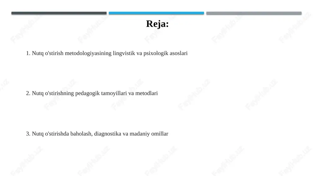 ktlar) va ularning ijtimoiy ma'nolari, masalan, jargonning qanday ishlatilishi. kognitiv lingvistika va nutqni anglash jarayonlari kognitiv lingvistika tilni miya faoliyatining bir qismi sifatida ko'rib chiqadi, nutqni tushunish esa 1-darajali semantik ramkalarni aktivlashtirish orqali amalga oshiriladi. nutqni anglash kognitiv lingvistikada kontseptuallashtirish va kategoriyalash jarayonlari bilan chambarchas bog'liq, bunda 2- darajali metaforalar muhim rol o'ynaydi. kognitiv lingvistika nutqni tushunishda konstruksiya grammatikasi va mental modellar nazariyasini qo'llaydi, bu esa 3-darajali ma'noni shakllantirishga yordam beradi. nutq faoliyati nazariyasi l.s. vigotskiyning madaniy-tarixiy nazariyasi nutq faoliyatining ijtimoiy kontekstda shakllanishini ta'kidlaydi, shuningdek, 2 ta muhim funksiyani, ya'ni kommunikativ va kognitiv vazifalarni ochib beradi. nutq faoliyati nazariyasi nutqni 4 ta asosiy faoliyatga ajratadi: motivatsiya, rejalashtirish, realizatsiya va nazorat, ularning har biri murakkab psixologik jarayonlarni o'z ichiga oladi. a.a. leontyevning nutq faoliyati nazariyasi nutqiy harakat, nutqiy amal va motiv kabi 3 ta asosiy tushunchani o'z ichiga oladi va nutqning maqsadga yo'naltirilganligini tushuntiradi. ontogenez va nutq rivojlanishining bosqichlari maktabgacha yoshdagi …