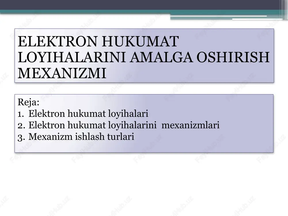 urlari doirasida amalga oshirilayotgan barcha loyihalarga nisbatan tatbiq etiladi. bunda boshqa loyihalar tashabbuskorlari (buyurtmachilar) shartnoma asosida texnik topshiriq yoki tender hujjatlarini ekspertizadan o‘tkazish uchun mustaqil ravishda markazga “elektron hukumatning axborot tizimlari va resurslari yagona reyestri” axborot tizimi orqali murojaat qilishlari mumkin; (3-bandning ikkinchi xatboshisi o‘zbekiston respublikasi prezidentining 2022-yil 22-avgustdagi pf-194-sonli farmoni tahririda — qonunchilik ma’lumotlari milliy bazasi, 23.08.2022-y., 06/22/194/0766-son) o‘zbekiston respublikasi davlat budjeti va davlat maqsadli jamg‘armalari, beg‘araz texnik ko‘maklashish (grantlar) mablag‘lari, xalqaro moliya institutlari va xorijiy hukumat moliya tashkilotlarining imtiyozli kreditlari hisobidan loyihalarni ishlab chiqishni, amalga oshirishni va qo‘llab-quvvatlashni moliyalashtirish markaz bilan kelishilgan holda amalga oshiriladi; oldingi tahrirga qarang. (3-bandning to‘rtinchi xatboshisi o‘zbekiston respublikasi prezidentining 2021-yil 24-iyuldagi pf-6268-sonli farmoniga asosan chiqarilgan — qonunchilik ma’lumotlari milliy bazasi, 24.07.2021-y., 06/21/6268/0700-son) 2019-yil 1-iyundan boshlab qiymatidan qat’i nazar, narx ko‘rsatkichlarining o‘rtacha bozor darajasini o‘rganish yakunlari bo‘yicha dastlabki hisob-kitoblar asosida shakllantiriladigan loyihaning cheklangan qiymati belgilangan holda loyihalarning texnik topshiriqlari va tender hujjatlari markazga ekspertizaga …